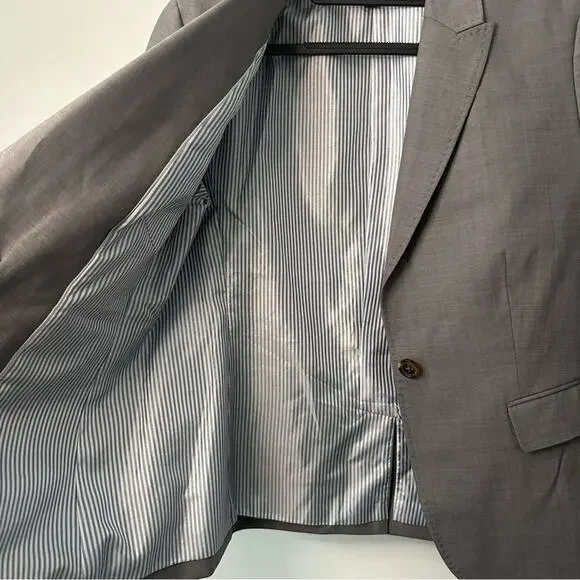Brooks Brothers Women’s Classic Fit Grey Blazer 10P